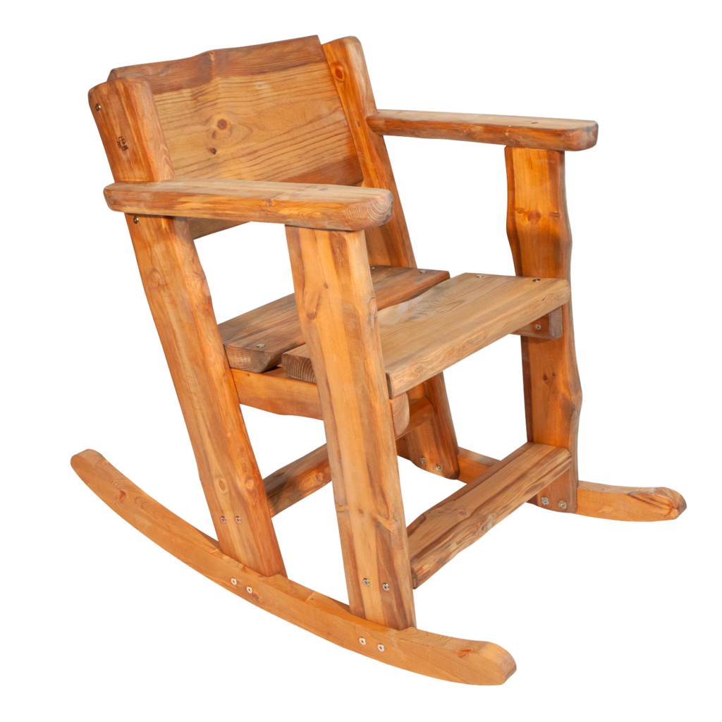 EcoFurn 94700 Rustica Rocking Chair pine brown oiled flat pack